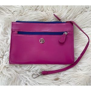 Giani Bernini Pink Recycled Leather Wristlet